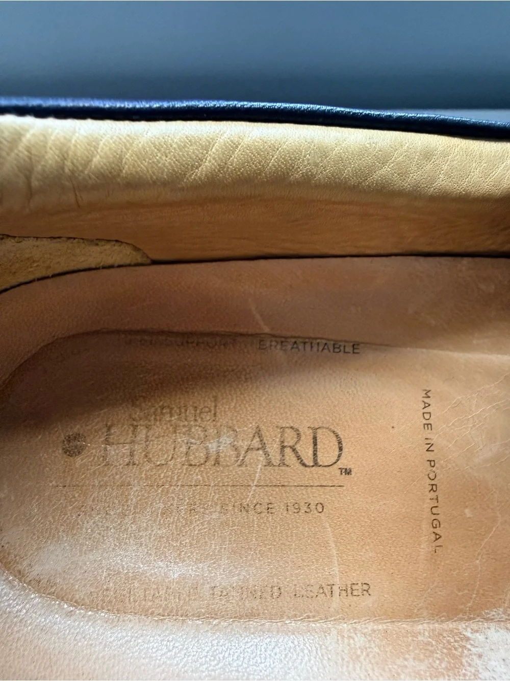 Samuel Hubbard Camplight Moccasins Saddlebag Black Boat Hiking Shoe M 11.5